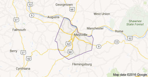 Map of Mason County