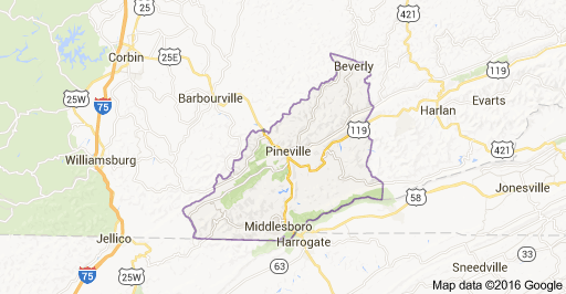 Map of Barren County, Kentucky