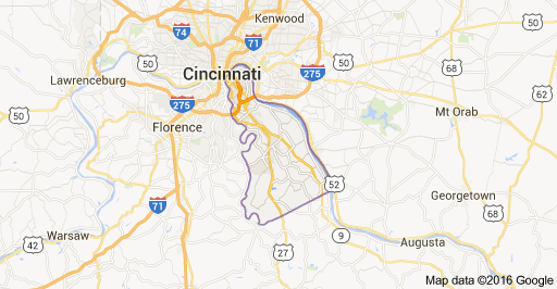 Map of Campbell County