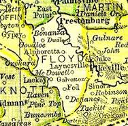 Floyd County Map