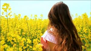 girl in field