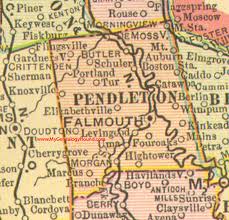 Pendleton County Map